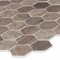 Msi Driftwood Hexagon SAMPLE Glass Mesh-Mounted Mosaic Tile ZOR-MD-0120-SAM - alternate 5
